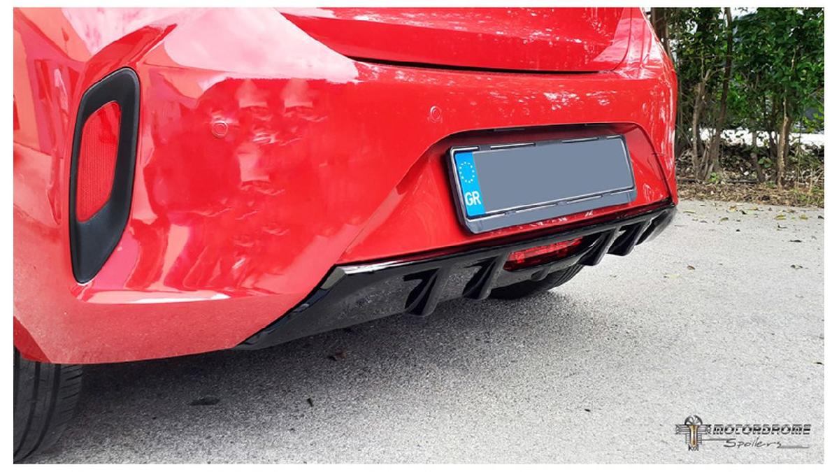 Jupe+arri%C3%A8re+%28Diffuser%29+sur+mesure+pour+Opel+Corsa+F+GS-Line+2019-+%28avec+%C3%A9chappement+single%29+%28ABS%29